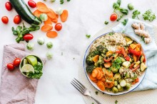 Idée de plat avec une alimentation méditerranéenne